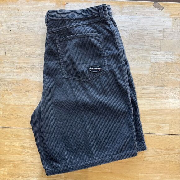 Billabong Shorts Men 42 Gray Corduroy 90s Y2K Beach Baggy Skate Grunge PRISTINE - Picture 5 of 13